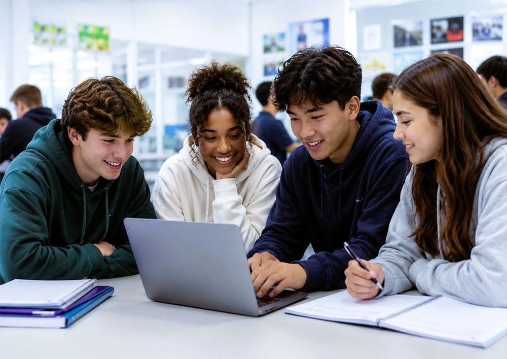 Students in a career-ready workshop