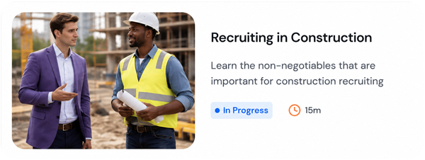 Recruiting in Construction